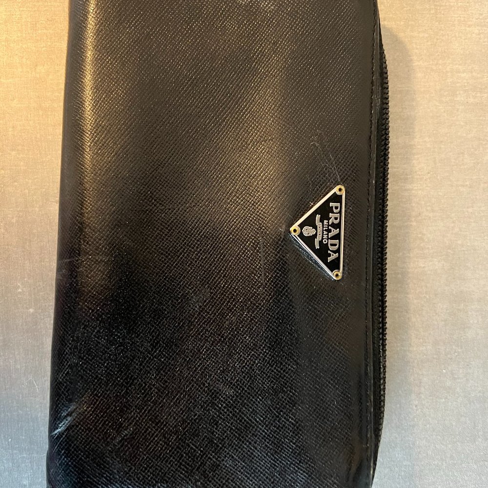 Prada leather wallet